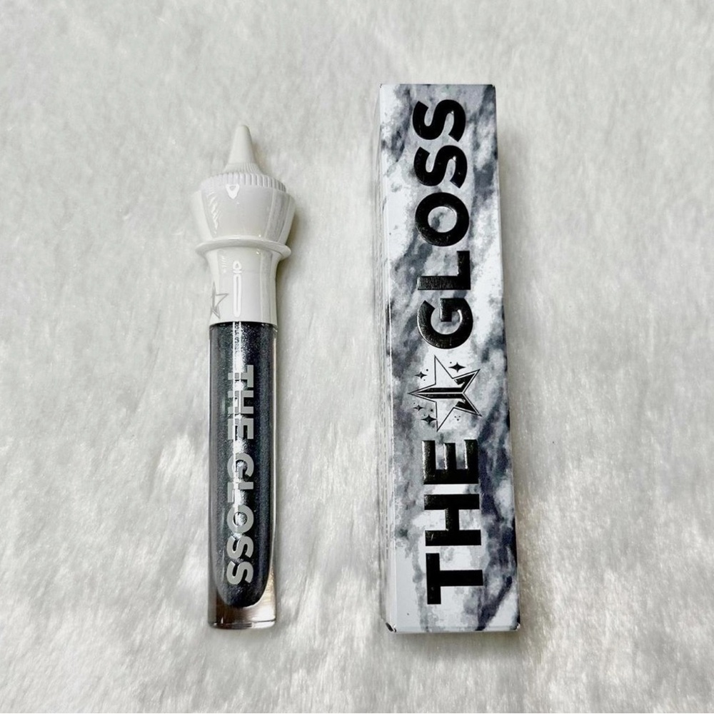 Jeffree Star Glitter Lip Gloss - Silver Shine - Picture 2 of 5